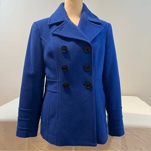 St. John's Bay Royal Blue Pea Coat